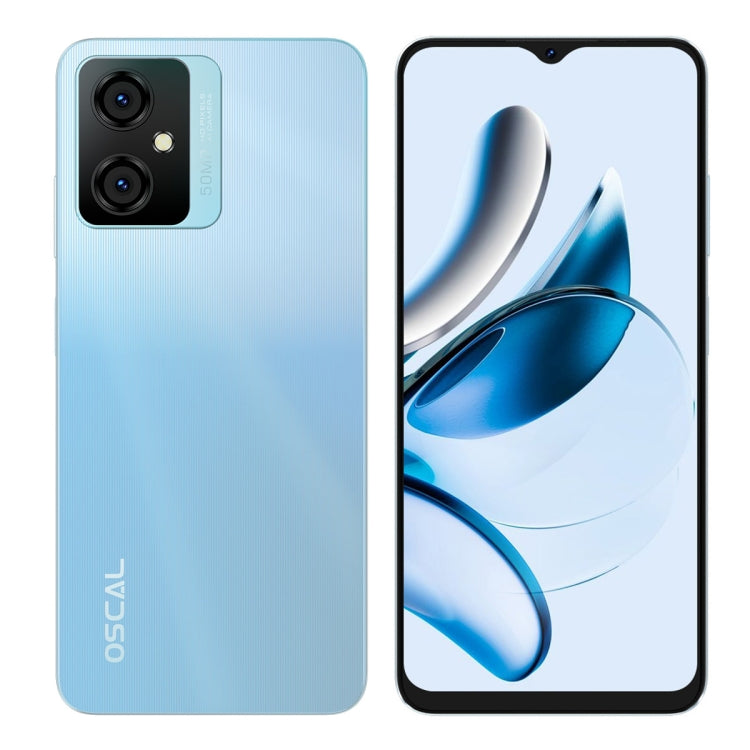 Blackview Oscal TIGER 10, 8GB+256GB, 6.56 inch Android 13 Unisoc UMS9230 T606 Octa Core up to 1.6GHz, Network: 4G, OTG(Summer Sky Blue) - Blackview by Blackview | Online Shopping UK | buy2fix