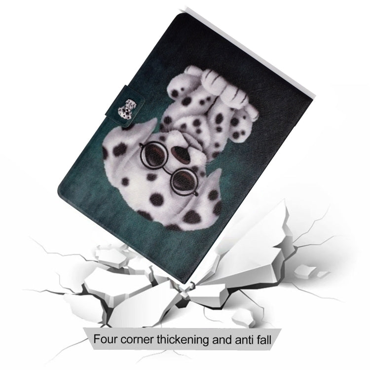 For Lenovo Tab M11 / Xiaoxin Pad 11 2024 Electric Pressed Colored Drawing Smart Leather Tablet Case(Dalmatian) - Lenovo by buy2fix | Online Shopping UK | buy2fix