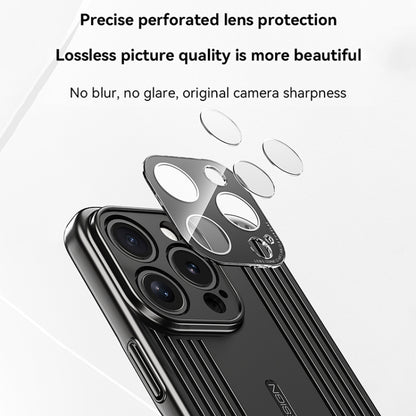 For iPhone 16 Pro Max Ice Sense Heat Dissipation Electroplating Frosted Phone Case(Black) - iPhone 16 Pro Max Cases by buy2fix | Online Shopping UK | buy2fix