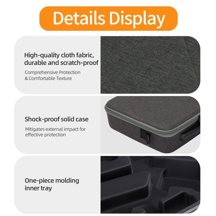 For DJI RS 4 Sunnylife Storage Case Box Suitcase(Black) -  by Sunnylife | Online Shopping UK | buy2fix
