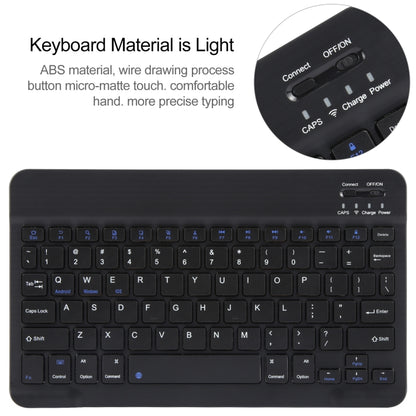 For Huawei MatePad Air 11.5 Square Button Bluetooth Keyboard Rotatable Holder Leather Case(Black) - Huawei Keyboard by buy2fix | Online Shopping UK | buy2fix