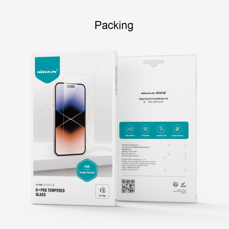 For Google Pixel 8a NILLKIN H+Pro 0.2mm 9H Explosion-proof Tempered Glass Film - Google Tempered Glass by NILLKIN | Online Shopping UK | buy2fix