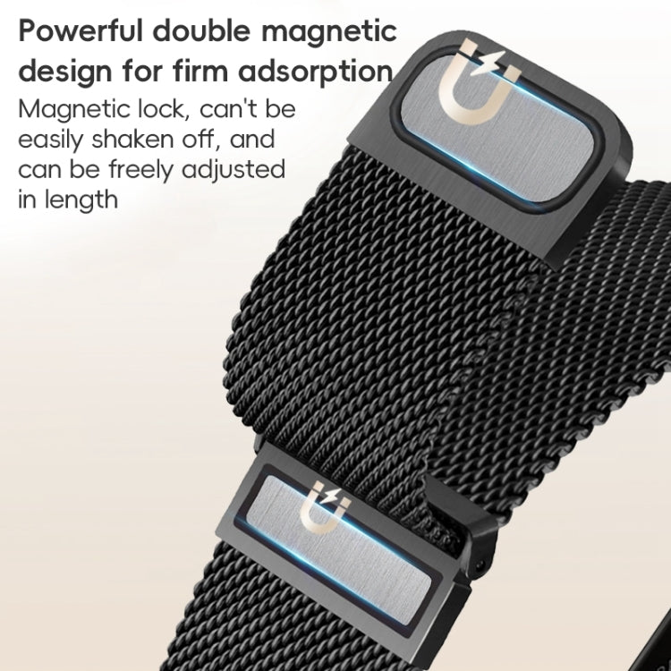 For Apple Watch Series 5 44mm ZGA Milanese Magnetic Metal Watch Band(Silver) - Watch Bands by ZGA | Online Shopping UK | buy2fix