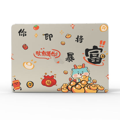 For MacBook Pro 13.3 A2338/A2251/A2289/A2159 UV Printed Pattern Laptop Frosted Protective Case(DDC-1689) - MacBook Pro Cases by buy2fix | Online Shopping UK | buy2fix