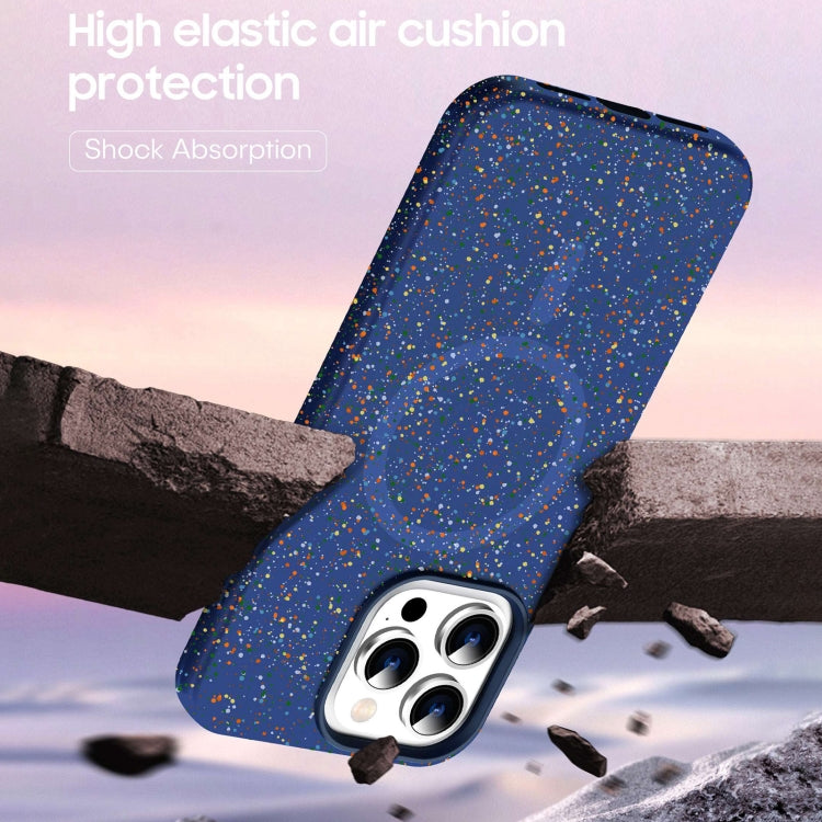 For iPhone 13 Colorful Frosted Magsafe PC Hybrid TPU Phone Case(Blue) - iPhone 13 Cases by buy2fix | Online Shopping UK | buy2fix