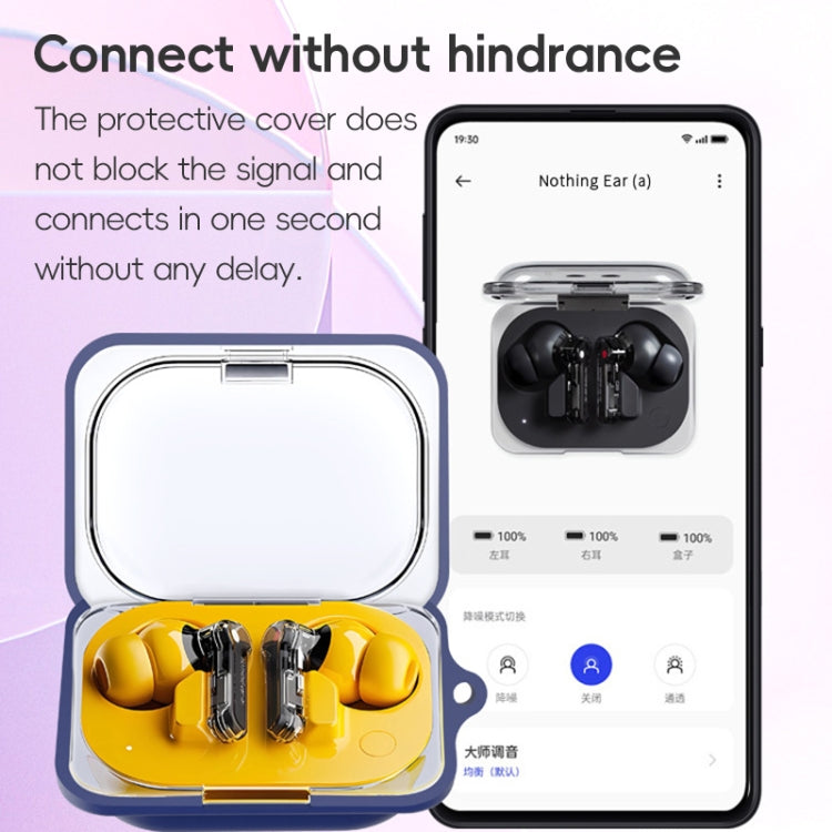 For Nothing Ear a Wireless Earphone Silicone Protective Case(Black) - Other Earphone Case by buy2fix | Online Shopping UK | buy2fix