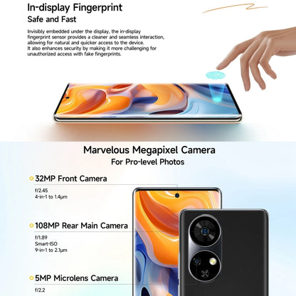 Ulefone Note 17 Pro, 12GB+256GB, Screen Fingerprint, 6.78 inch Android 13 MediaTek Helio G99 MTK6789 Octa Core, NFC, Network: 4G(Amber Orange) - Ulefone by Ulefone | Online Shopping UK | buy2fix