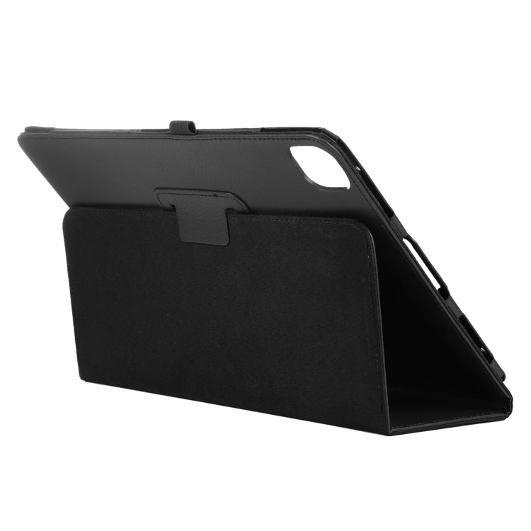 For iPad Pro 13 2024 Litchi Texture Solid Color Leather Tablet Case(Black) - iPad Pro 13 2024 Cases by buy2fix | Online Shopping UK | buy2fix