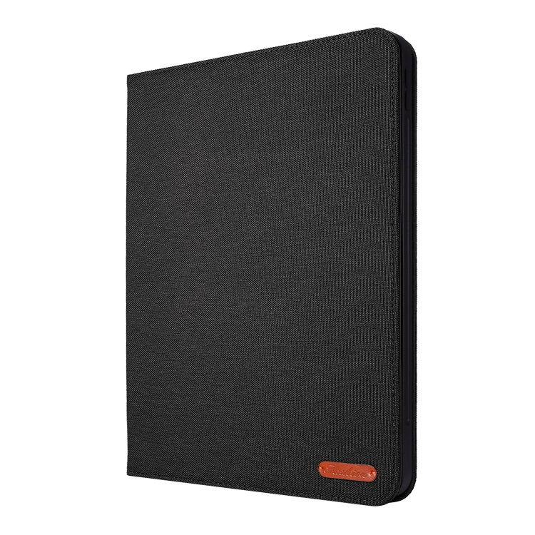 For iPad Air 13 2024 Fabric Leather Tablet Case(Black) - iPad Air 13 2024 Cases by buy2fix | Online Shopping UK | buy2fix