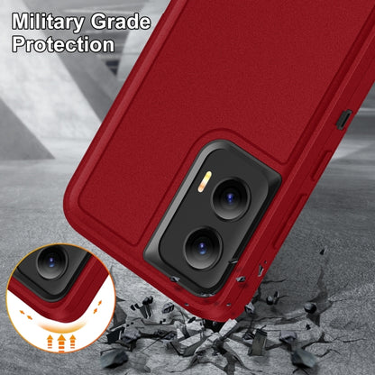 For Motorola Moto G Play 5G 2024 Life Waterproof Rugged PC + Silicone Phone Case(Red + Black) - Motorola Cases by buy2fix | Online Shopping UK | buy2fix