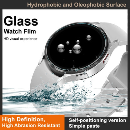 For Samsung Galaxy Watch4 40mm IMAK Tempered Glass Watch Protective Film Self-contained Positioning Version - Screen Protector by imak | Online Shopping UK | buy2fix