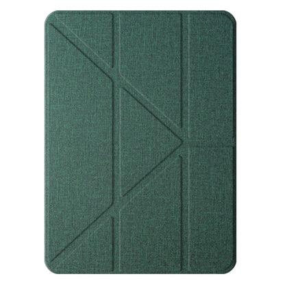 For iPad Air 11 2025 / 2024 Mutural Multi-fold Smart Leather Tablet Case(Green) - iPad Air 11 2025 / 2024 Cases by Mutural | Online Shopping UK | buy2fix