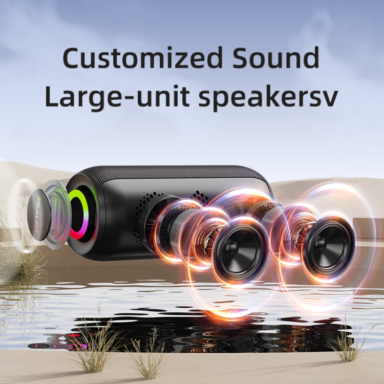 Zealot S32 Max 20W High Power Bluetooth Speaker with RGB Light(Blue) - Desktop Speaker by ZEALOT | Online Shopping UK | buy2fix