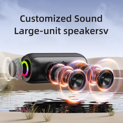 Zealot S32 Max 20W High Power Bluetooth Speaker with RGB Light(Blue) - Desktop Speaker by ZEALOT | Online Shopping UK | buy2fix