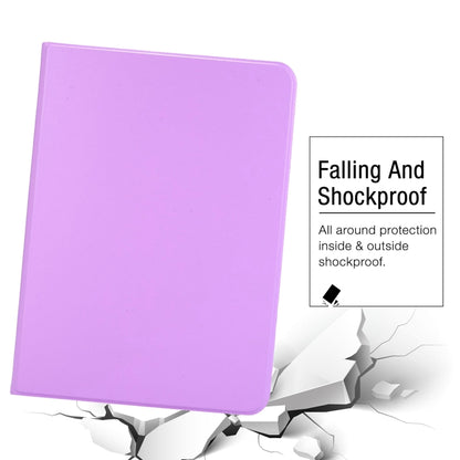 For iPad Air 13 2024 Stretch Voltage Plain Leather Smart Tablet Case(Purple) - iPad Air 13 2024 Cases by buy2fix | Online Shopping UK | buy2fix