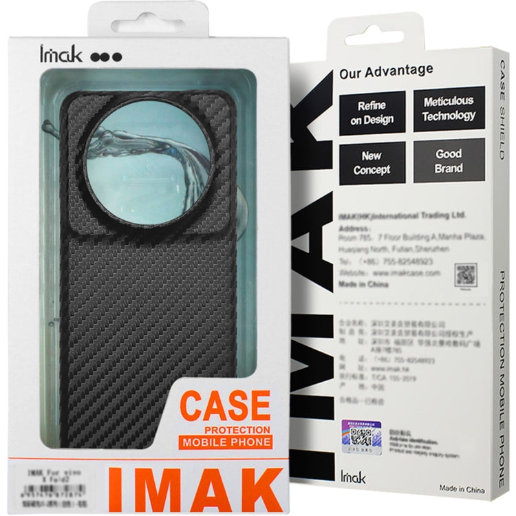 For OPPO K12 5G imak Ruiyi Series PU + PC Phone Case(Carbon Fiber Texture) - OPPO Cases by imak | Online Shopping UK | buy2fix