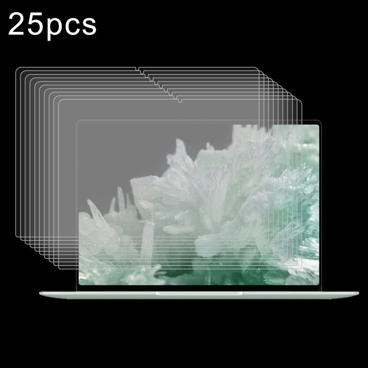 For Huawei MateBook 14 2024 25pcs 0.26mm 9H Surface Hardness Explosion-proof Tempered Glass Film - Screen Protection Film by buy2fix | Online Shopping UK | buy2fix