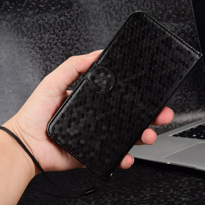 For Blackview Oscal Modern 8 / Color 8 Honeycomb Dot Texture Leather Phone Case(Black) - More Brand by buy2fix | Online Shopping UK | buy2fix