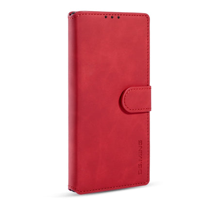 For Samsung Galaxy Note20 Ultra DG.MING Retro Oil Side Horizontal Flip Case with Holder & Card Slots & Wallet(Red) - Galaxy Note20 Ultra Cases by DG.MING | Online Shopping UK | buy2fix