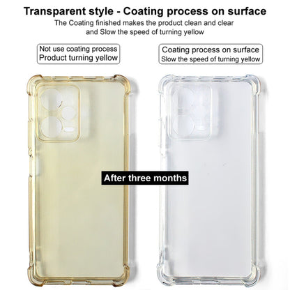 For Motorola Moto G85 / S50 Neo imak Shockproof Airbag TPU Phone Case(Transparent Black) - Motorola Cases by imak | Online Shopping UK | buy2fix