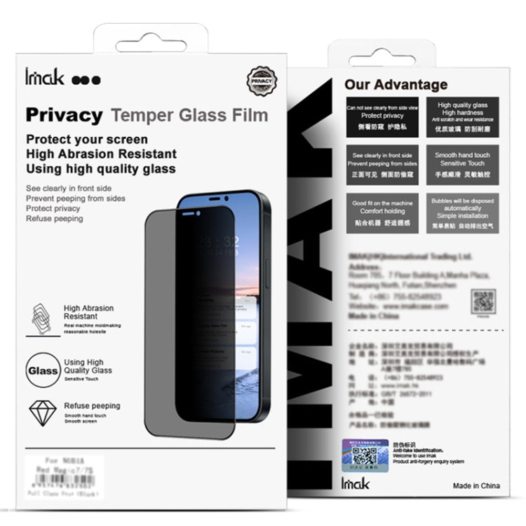 For Realme GT 6 5G Global imak 3D Curved HD Full Screen Anti-spy Tempered Glass Protective Film - Realme Tempered Glass by imak | Online Shopping UK | buy2fix