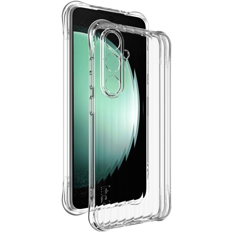 For Samsung Galaxy S24 FE 5G IMAK Corrugated Texture Airbag TPU Phone Case(Transparent) - Galaxy S24 FE 5G Cases by imak | Online Shopping UK | buy2fix