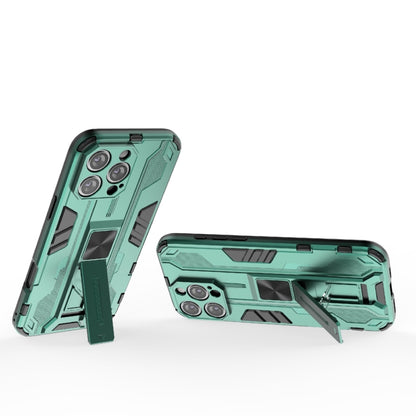 For iPhone 16 Pro Max Supersonic PC + TPU Holder Phone Case(Green) - iPhone 16 Pro Max Cases by buy2fix | Online Shopping UK | buy2fix