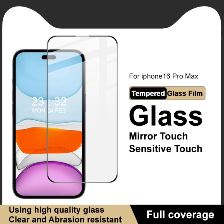 For iPhone 16 Pro Max imak 9H Surface Hardness Full Screen Tempered Glass Film Pro+ Series - iPhone 16 Pro Max Tempered Glass by imak | Online Shopping UK | buy2fix