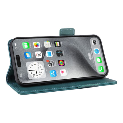 For iPhone 16 Pro Max Magnetic Clasp Leather Phone Case(Green) - iPhone 16 Pro Max Cases by buy2fix | Online Shopping UK | buy2fix