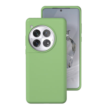 For OnePlus 12 All-inclusive Liquid Silicone Phone Case(Matcha Green) - OnePlus Cases by buy2fix | Online Shopping UK | buy2fix