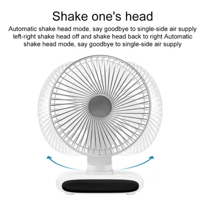 N702 Smart Digital Display Desktop Oscillating Fan(White) - Electric Fans by buy2fix | Online Shopping UK | buy2fix