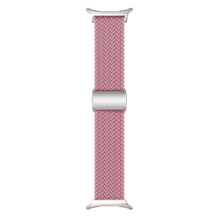 For Samsung Galaxy Watch Ultra 47mm Nylon Loop Magnetic Buckle Watch Band(Pink) - Watch Bands by buy2fix | Online Shopping UK | buy2fix