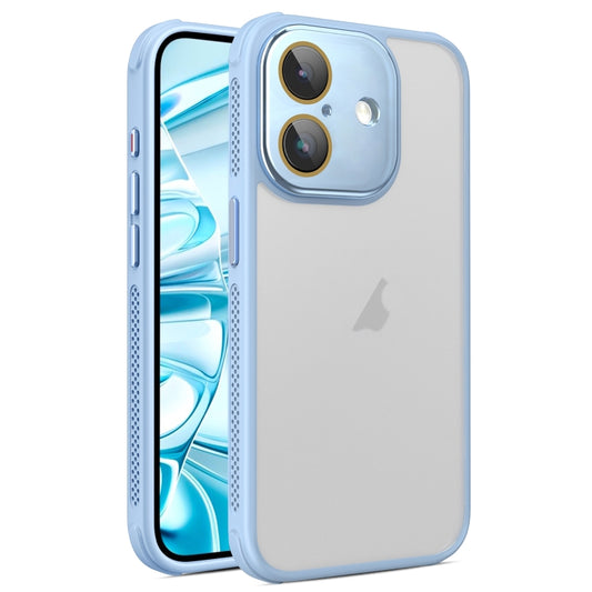 For iPhone 16 Plus Side Cooling Skin Feel Frosted Phone Case(Sky Blue) - iPhone 16 Plus Cases by buy2fix | Online Shopping UK | buy2fix