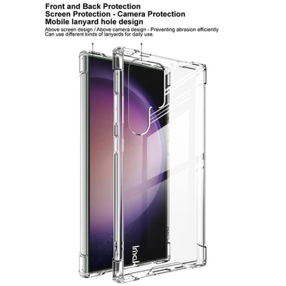 For Samsung Galaxy S24 Ultra 5G IMAK Space Shield PC + TPU Airbag Shockproof Phone Case(Transparent) - Galaxy Phone Cases by imak | Online Shopping UK | buy2fix