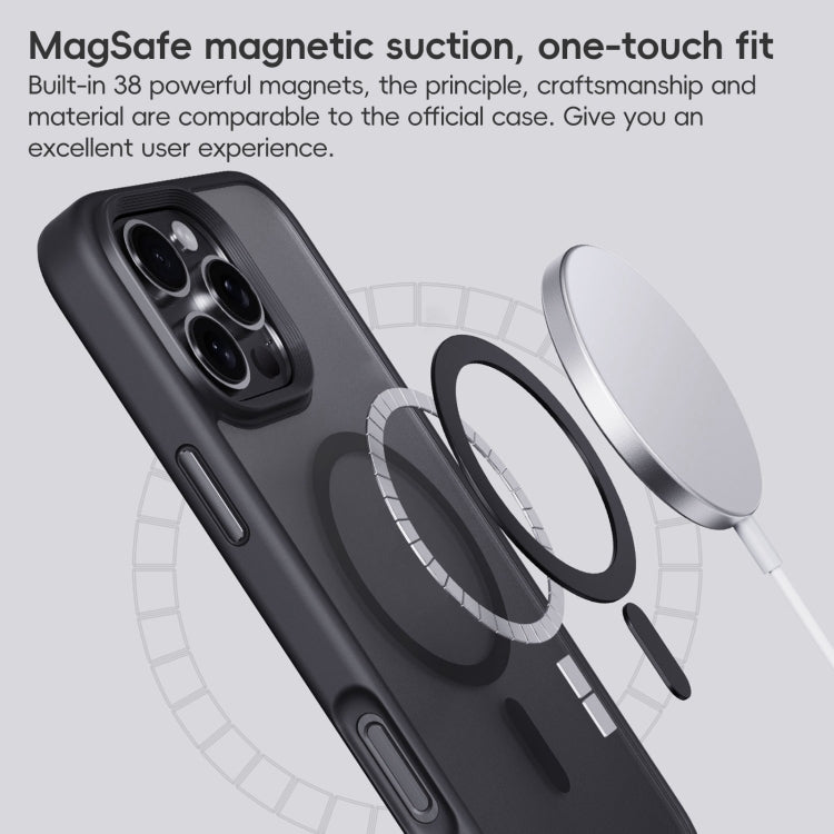 For iPhone 16 Pro Max Frosted MagSafe Magnetic Phone Case(Titanium Blue) - iPhone 16 Pro Max Cases by buy2fix | Online Shopping UK | buy2fix