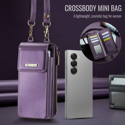 For Samsung Z Fold Series CaseMe Me50 Mini Lanyard Universal Bag(Purple) - Galaxy Z Fold6 5G Cases by CaseMe | Online Shopping UK | buy2fix