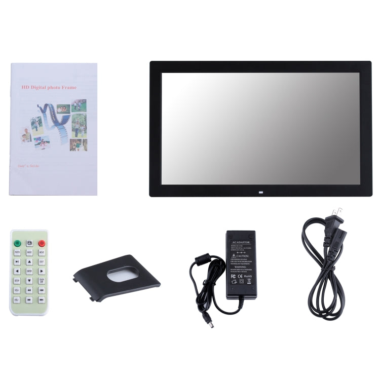 18.5 inch IPS Screen Digital Photo Frame, Plug Type:US Plug(Black) - 15 inch Above by buy2fix | Online Shopping UK | buy2fix