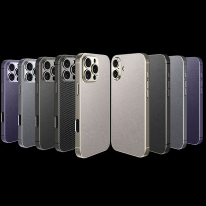 For iPhone 16 Pro Max GKK Metal Paint Skin Feel Leather Full Coverage Phone Case(Purple) - iPhone 16 Pro Max Cases by GKK | Online Shopping UK | buy2fix