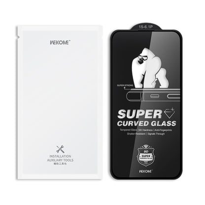 For iPhone 16 Pro WK WTP-094 King Kong 6D Curved Frosted Tempered Glass Film - iPhone 16 Pro Tempered Glass by WK | Online Shopping UK | buy2fix