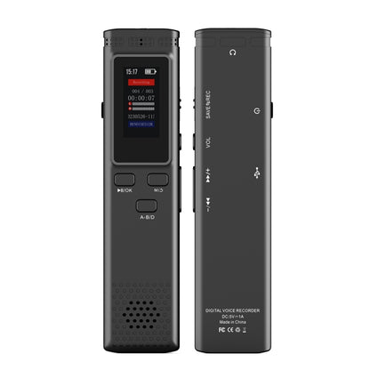 S2 Smart Noise Reduction Convenient Voice Recorder, Capacity:8GB(Black) - Recording Pen by buy2fix | Online Shopping UK | buy2fix