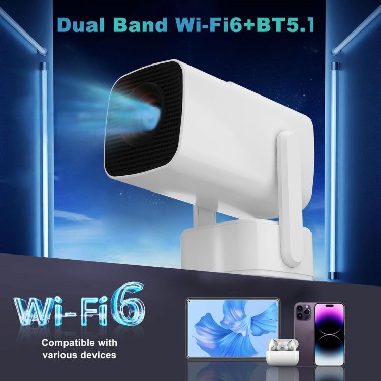 Y7S 720P Android 11 OS Portable Home WiFi Projector with Speaker, CPU:Allwinner H713(AU Plug) - Mini Projector by buy2fix | Online Shopping UK | buy2fix