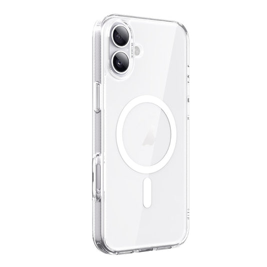 For iPhone 16 Plus TGVIS LEN Series MagSafe Magnetic Phone Case(Transparent) - iPhone 16 Plus Cases by TGVIS | Online Shopping UK | buy2fix