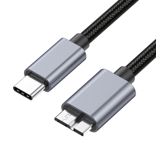 10Gbps USB-C / Type-C 3.1 to Micro B Mobile Hard Disk Adapter Cable, Length:1.8m - Cable & Adapters by buy2fix | Online Shopping UK | buy2fix