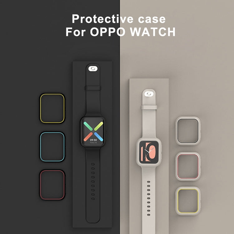 For OPPO Watch 46mm Smart Watch TPU Protective Case, Color:Black -  by buy2fix | Online Shopping UK | buy2fix