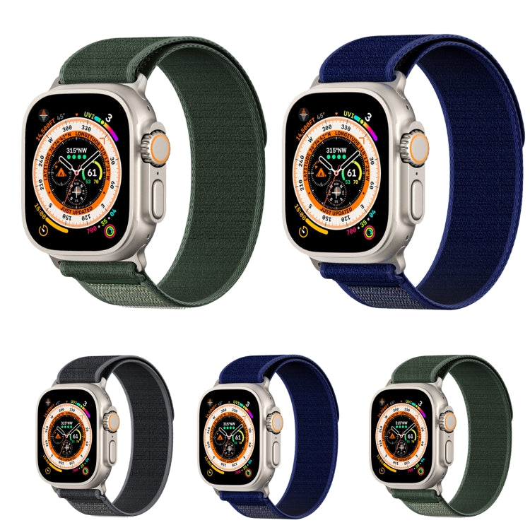 For Apple Watch 46mm / 49mm / 45mm / 44mm DUX DUCIS YJ Series Nylon Watch Band(Green) - Watch Bands by DUX DUCIS | Online Shopping UK | buy2fix