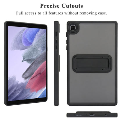 For Samsung Galaxy Tab A9 Skin Feel Holder PC Hybrid TPU Tablet Case(Black) - Galaxy Tab A9 by buy2fix | Online Shopping UK | buy2fix