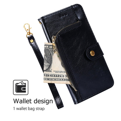 For iPhone 16 Zipper Bag Leather Phone Case(Black) - iPhone 16 Cases by buy2fix | Online Shopping UK | buy2fix