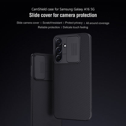 For Samsung Galaxy A16 5G NILLKIN Black Mirror Series Camshield PC Phone Case(Black) - Galaxy Phone Cases by NILLKIN | Online Shopping UK | buy2fix