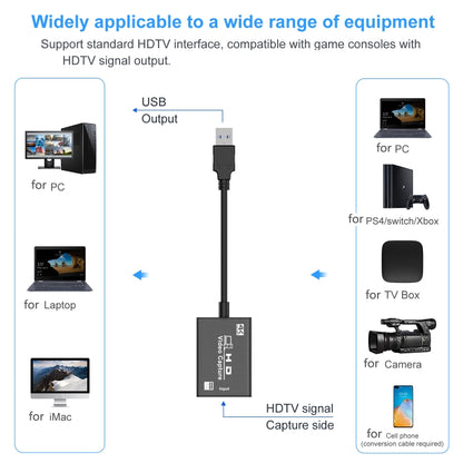 USB HDTV Video Capture Card with Cable - Amplifier by buy2fix | Online Shopping UK | buy2fix