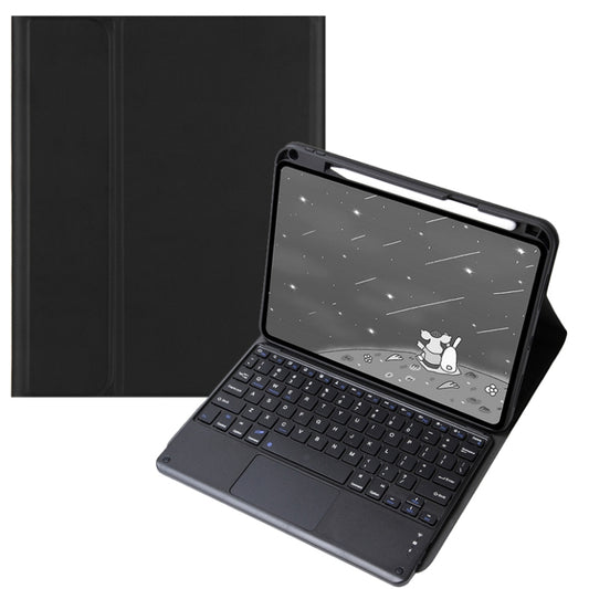 For Infinix Xpad 11 inch Candy Color Square Keys Bluetooth Keyboard Leather Case with Touchpad(Black) - Others Keyboard by buy2fix | Online Shopping UK | buy2fix